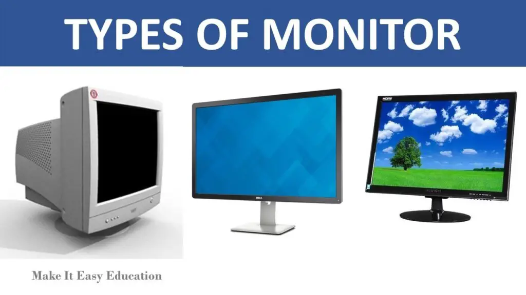 Types of Monitor in Hindi